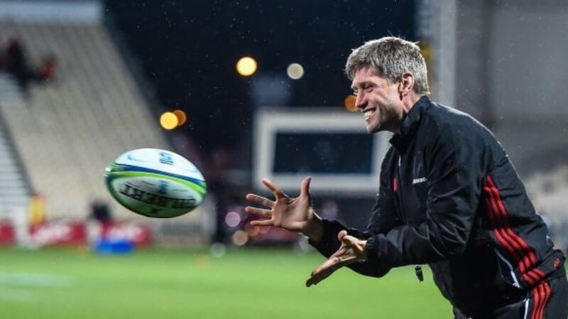 Crusaders assistant coach Ronan O’Gara:  “Exeter are highly organised. I don’t think there’s any area on the pitch that they don’t have a plan for.” Photograph: John Davidson/Inpho