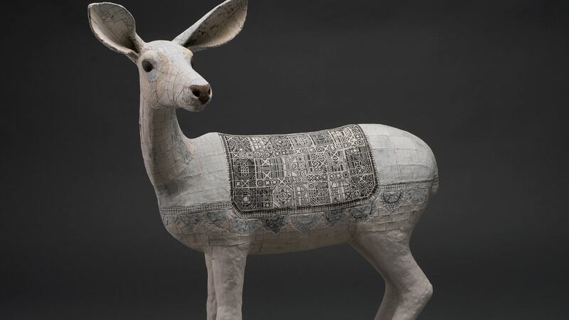 Susan O’Byrne’s Deer with Alpahbet.