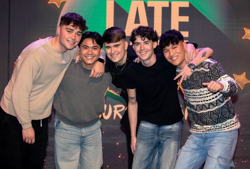 Next in Line are excited to perform at Europe's home of boy bands. Photograph: Colin Keegan/Collins