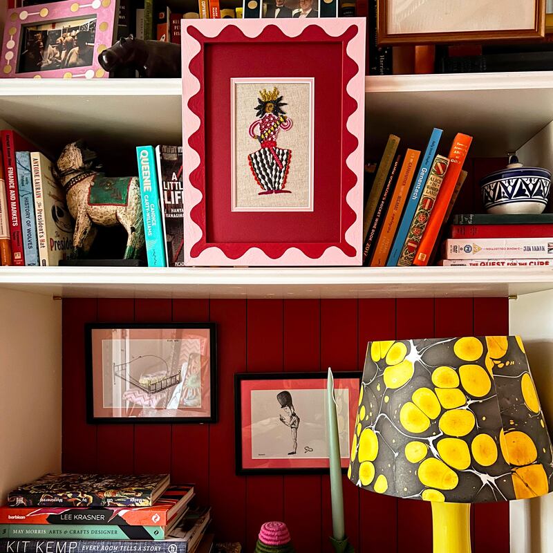 The accordion embroidery full kit with frame, £40, thefabledthread.com