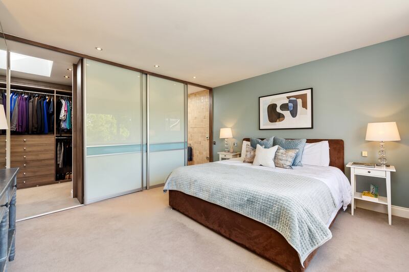 Main bedroom with large walk-in wardrobe and en suite