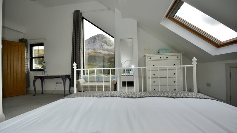 One of Errigal House’s four bedrooms.