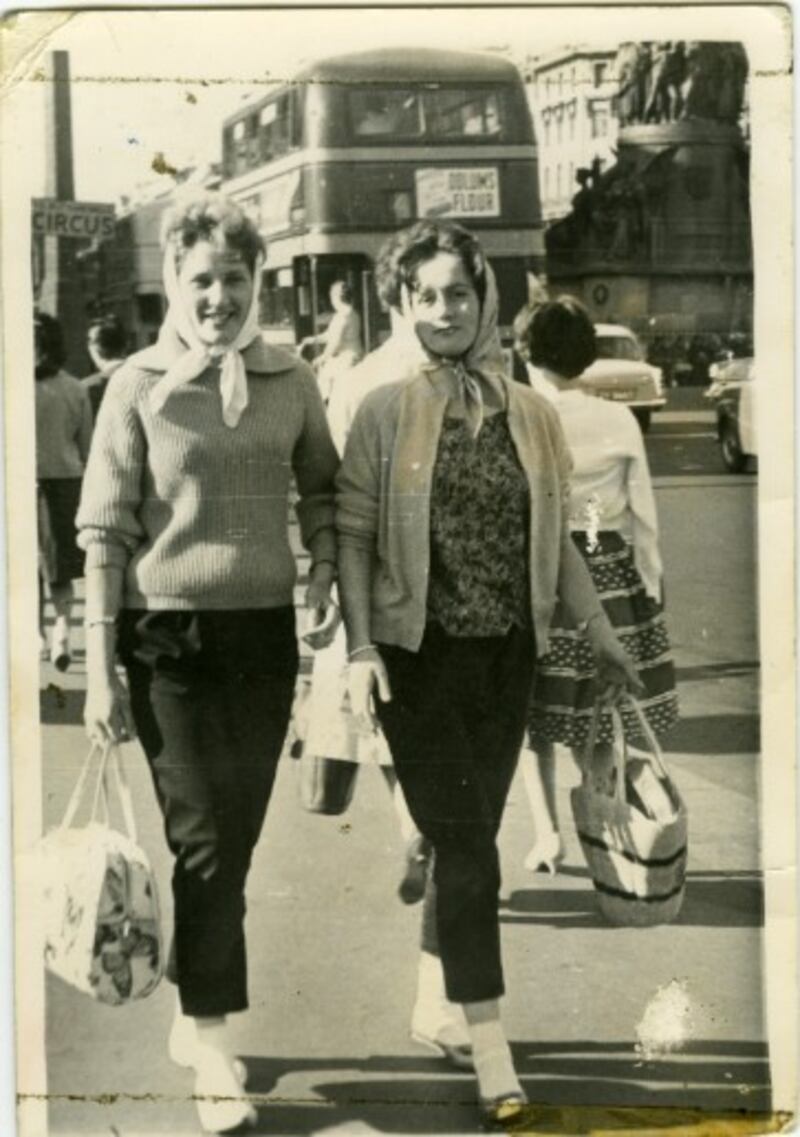 Margaret Burke and Margaret Ryan in 1964. The pair worked together in Bird’s Jellies at Dublin Castle. Photograph: Aurthur Fields. Source: EZ Films/Mark Burke