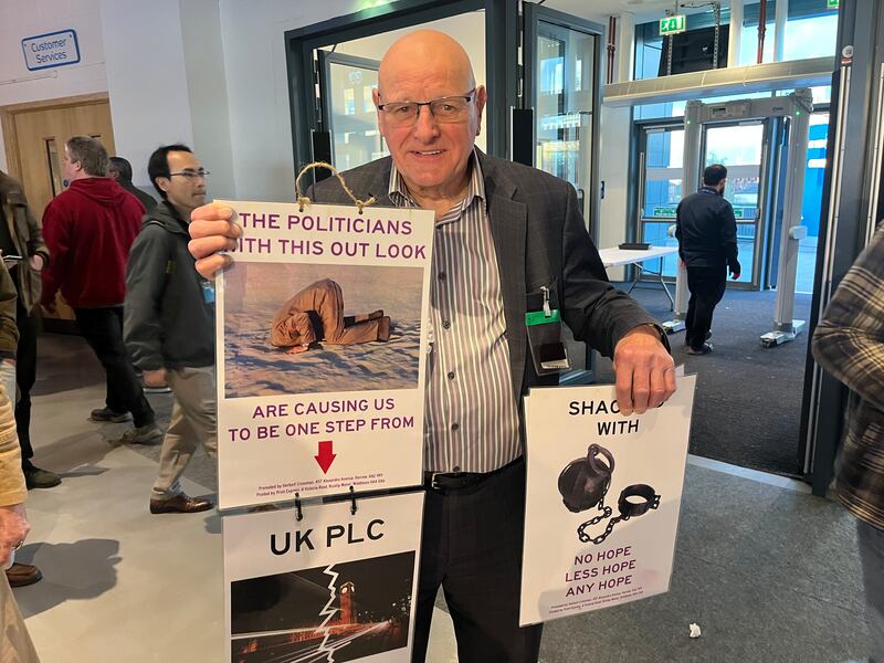 Herbert Crossman, a former Lib Dem councillor-turned-Reform supporter, is angry that net-zero might cause British chip shops to turn to electric fryers