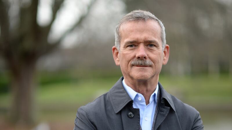 Chris Hadfield, in Herbert Park, Dublin. Photograph: Dara Mac Dónaill / The Irish Times