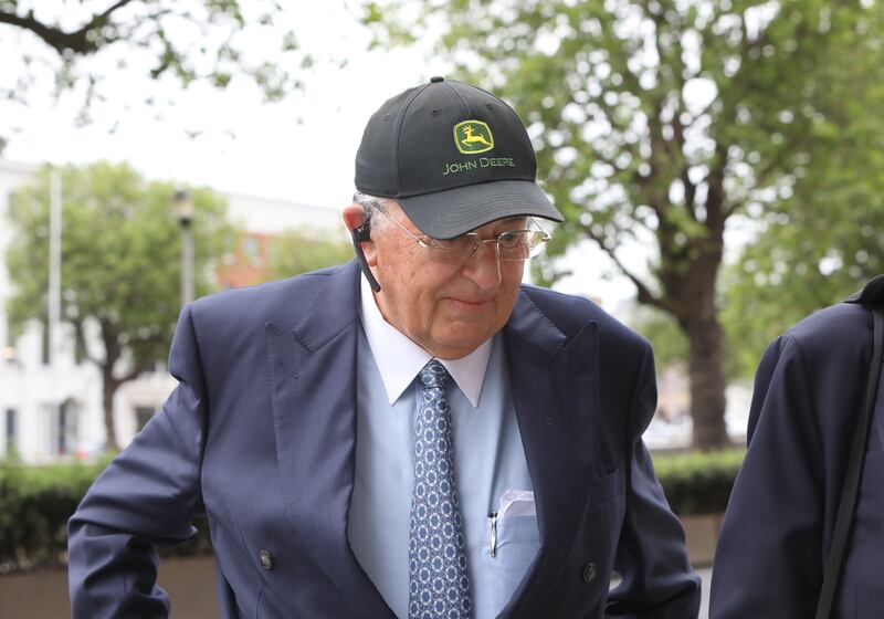 John Magnier arriving at the High Court in Dublin in May. Photograph: Collins Courts 