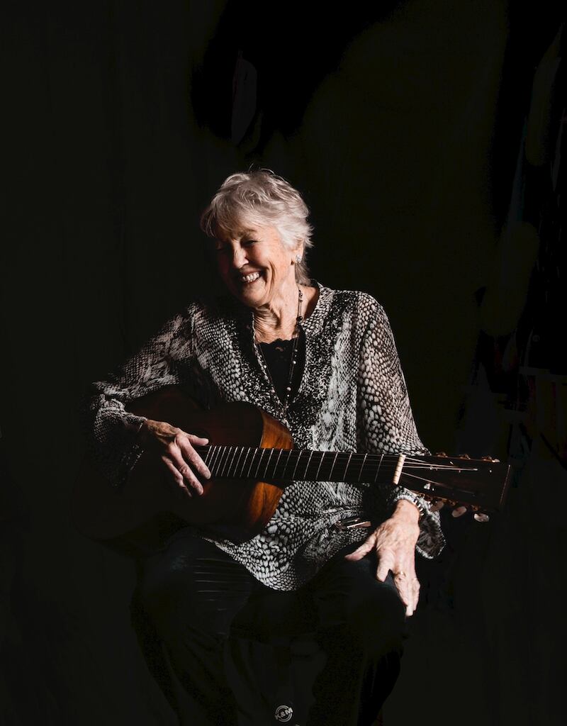 Peggy Seeger has lived in England for many years, and considers it her home, despite a visceral opposition to Tory politics. Photograph: Vicky Sharpe Photography