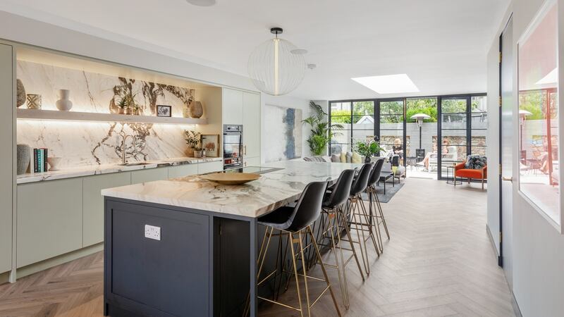 Kitchen, looking towards the back