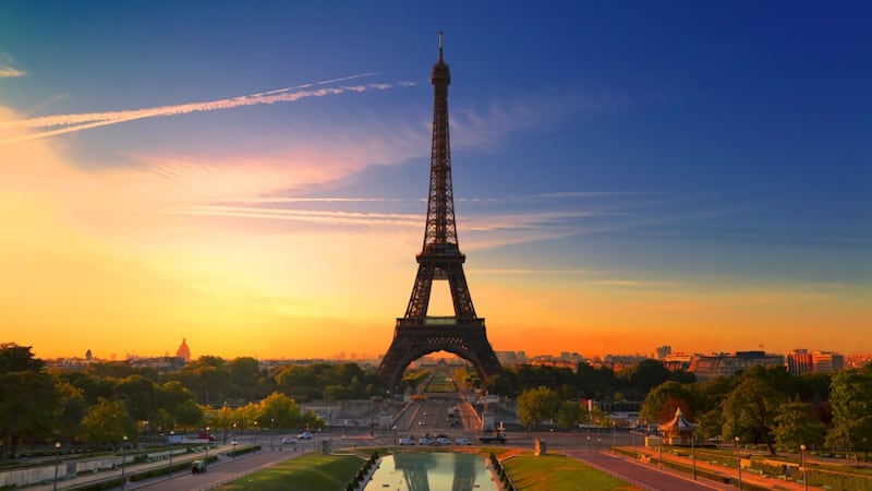 Looking towards the Eiffel Tower, Paris. Photograph: Thinkstock