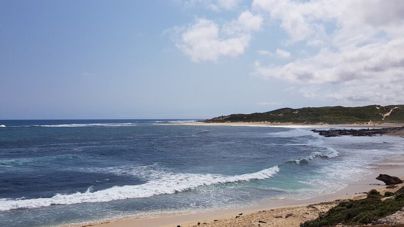 The beach in Perth during the winter. Photograph: Sonya Redmond