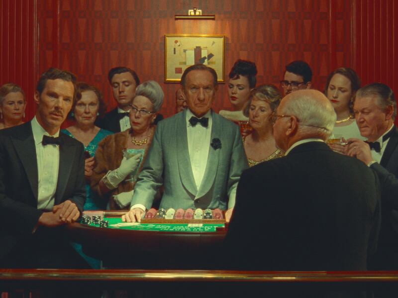 Benedict Cumberbatch as Henry Sugar and Ben Kingsley as the croupier in The Wonderful Story of Henry Sugar. Photograph: Netflix