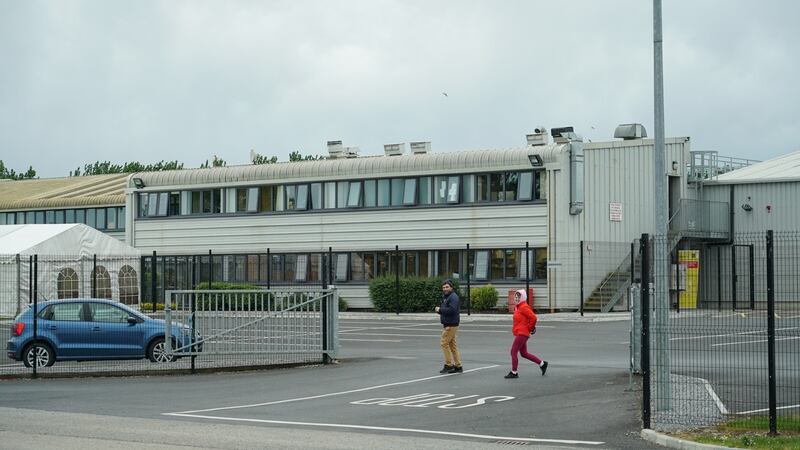 The Kepak meat processing plant in Athleague, Co Roscommon, site of a  major Covid-19 cluster. Photograph: Enda O’Dowd