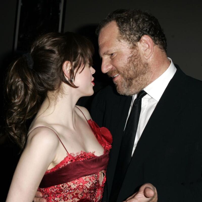 Rose McGowan and Harvey Weinstein. Photograph: WireImage/Getty
