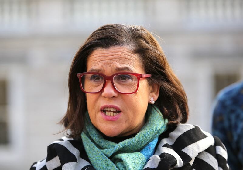 Sinn Fein president Mary Lou McDonald has said she wants to see house prices fall significantly. Photograph: Gareth Chaney/Collins Photos