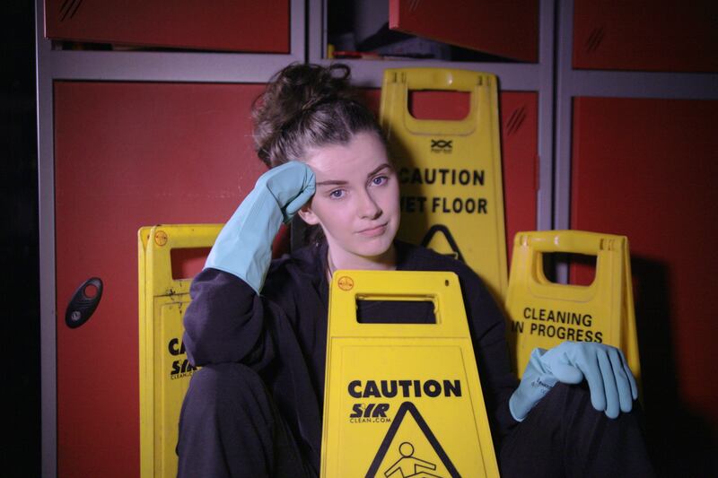 Slippery When Wet: Leanne Devlin. Photograph: Gavin Peden