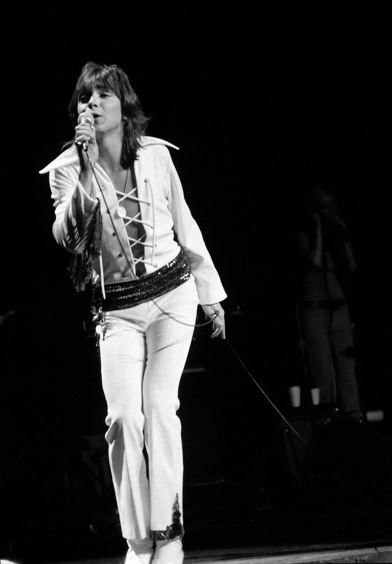 David Cassidy in concert at Madison Square Garden,  New York, in March  1972. Phgotograph: Ernie Sisto/The New York Times