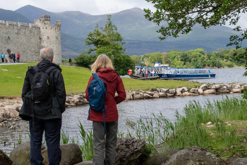 'The lakes and the mountains are so beautiful,' says a visitor from Cleveland, Ohio. Photograph: Domnick Walsh/Eye Focus