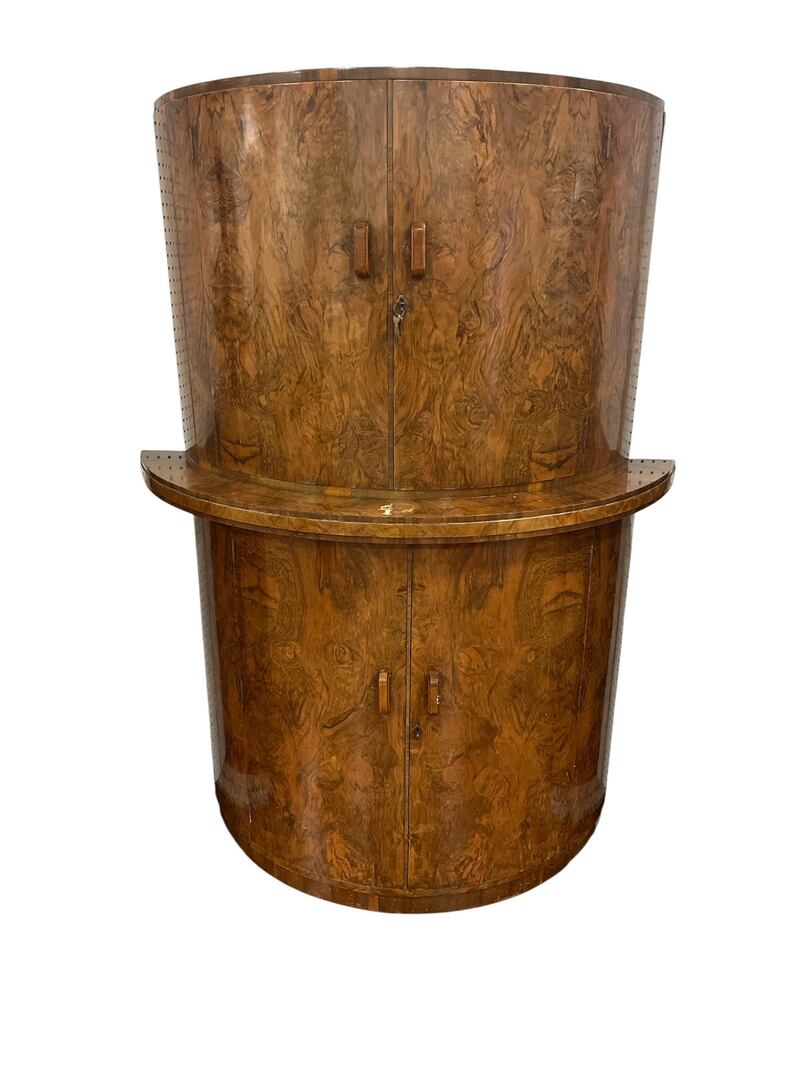 Art deco cocktail cabinet