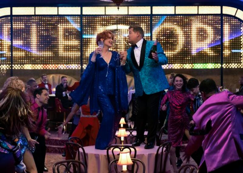 Meryl Streep and James Corden in The Prom. Photograph: Melinda Sue Gordon/Netflix