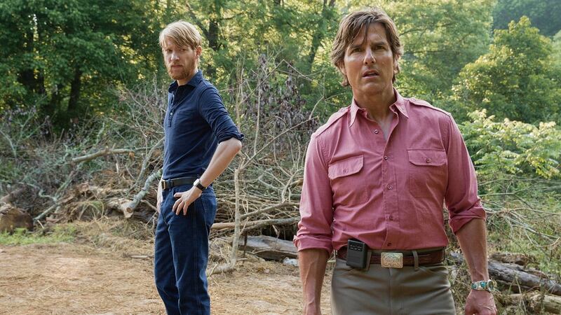 Domhnall Gleeson and Tom Cruise enjoying the great outdoors in American Made