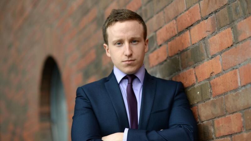 Glimpsing light at the end of the tunnel: Rob Marshall, who works in securities. Photograph: Dara Mac Dónaill