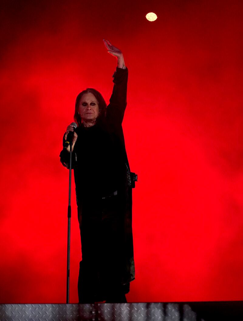 Ozzy Osbourne performing in 2022 in Birmingham. Photograph: David Davies/PA Wire