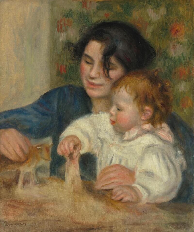Father and son:  Pierre-Auguste Renoir’s painting Gabrielle and Jean, from 1895. Courtesy Musée de l’Orangerie
