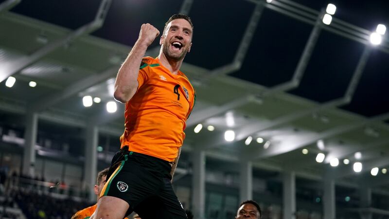 Shane Duffy broke the deadlock for Ireland against Luxembourg. Photograph: John Walton/PA