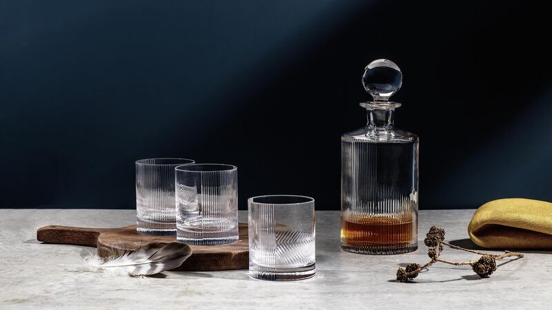 Contemporary crystal from Criostal na Rinne.