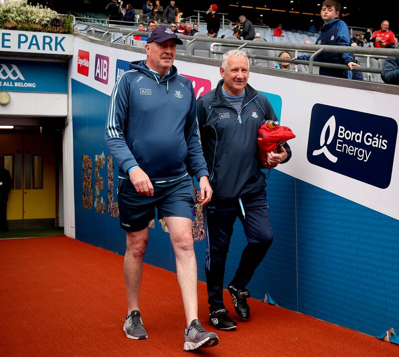 Pat Gilroy: returned to play an influential role in Dublin's backroom team as they regained the All-Ireland title. Photograph: Ryan Byrne/Inpho 