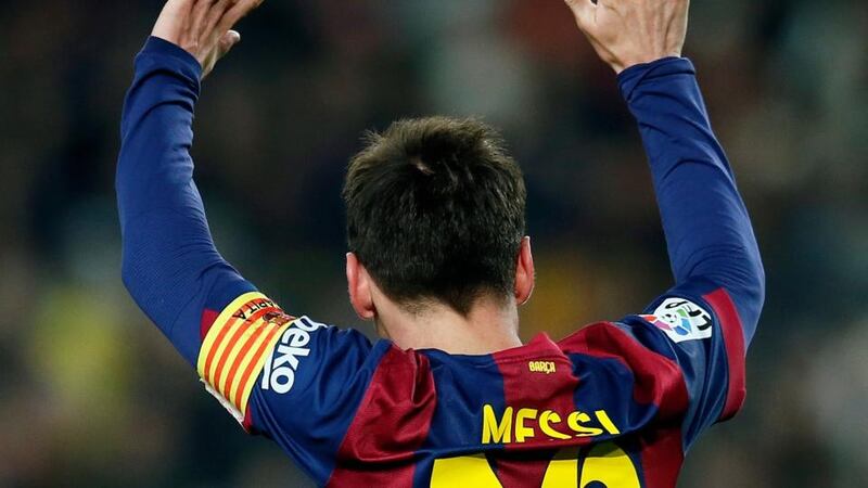 Lionel Messi has said rumpurs he could be in line for a move to Chelsea or Manchester City are “lies”. (Photograph: REUTERS/Albert Gea)