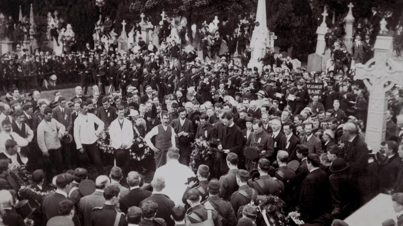 The funeral of O’Donovan Rossa at Glasnevin Cemetery on August 1st, 1915: Pádraig Pearse’s speech propelled him into leadership of the IRB’s Supreme Council