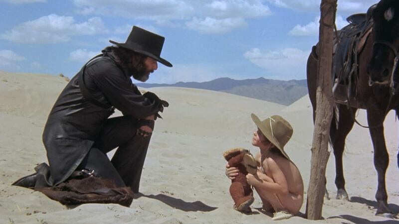 Alejandro Jodorowsky and Brontis Jodorowsky in El Topo