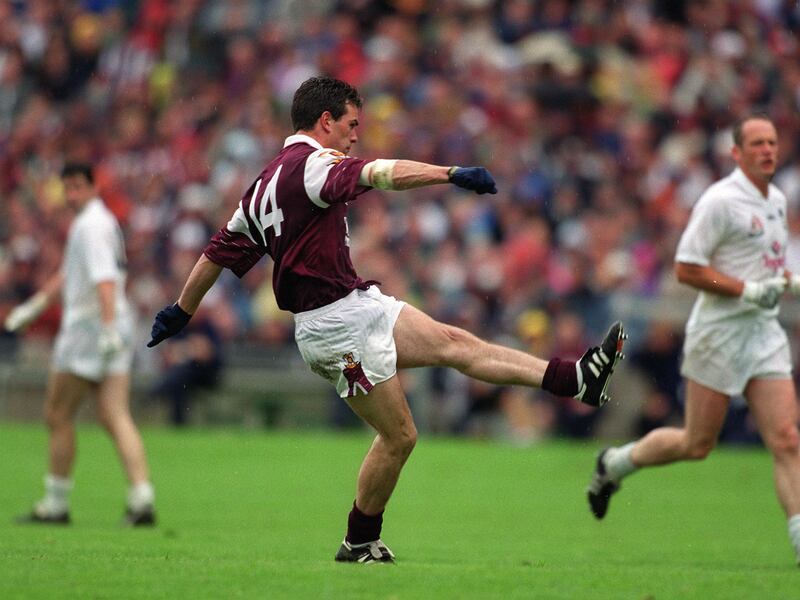 Galway's Pádraic Joyce during the All-Ireland Football semi-final, 2000. Photograph: Tom Honan./Inpho