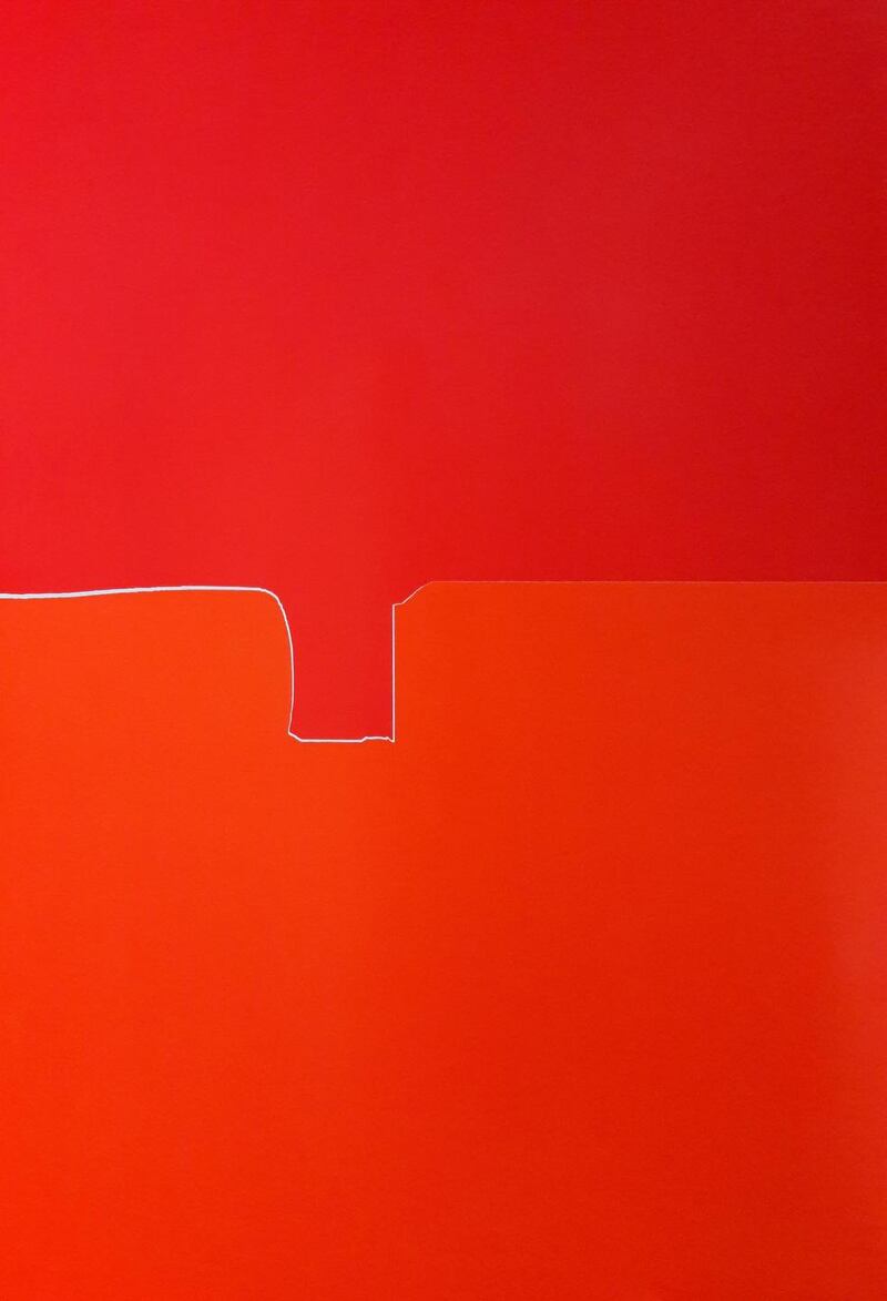 Xavier Theunis, vue d’atleier #22, Green on Red Gallery