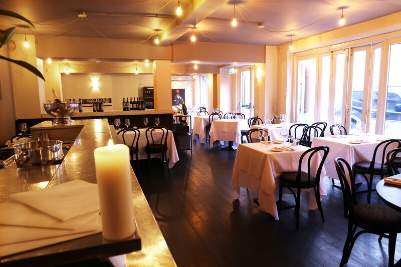 The Unicorn restaurant off Merrion Row in Dublin which has reopened.  Photograph: Bryan O’Brien

