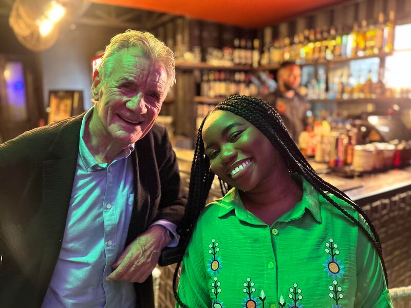 Michael Palin's latest show is set in Nigeria where he meets young people hoping to make their fortune. Photograph: ITN/Channel 5 Television