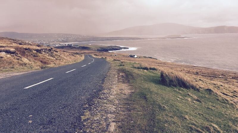 Achill Island: . Visit the disappearing beach of Dooagh on your wayv to Keem Breach