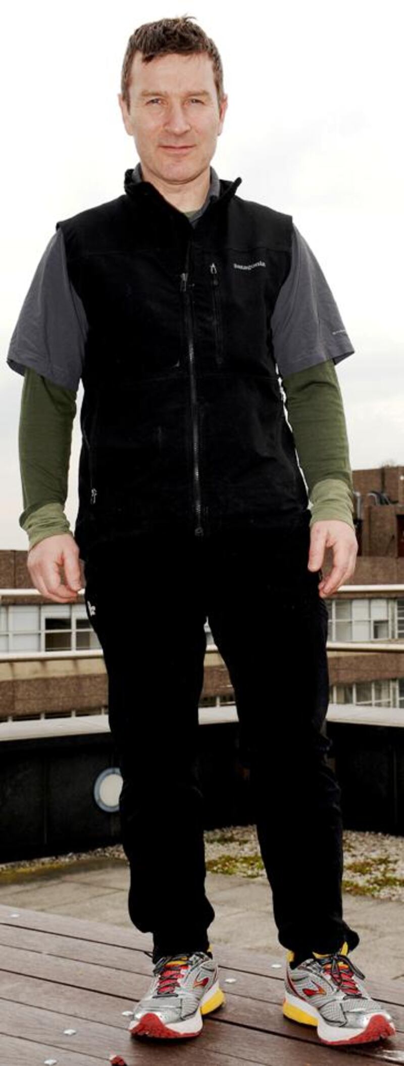 McGee in his sports gear. HARRY'S VERDICT: 'It's not exactly a red carpet outfit but, maybe it's the scout in me who never grew up, I could spend my whole life dressed like this.' Photograph: David Sleator Irish Times.