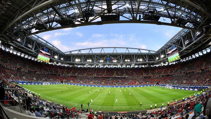Otkrytiye Arena (Spartak Stadium), Moscow. Photograph: Alexander Nemenov/Getty
