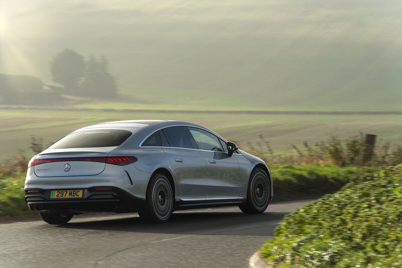 Mercedes-Benz EQE. Photograph: PA
