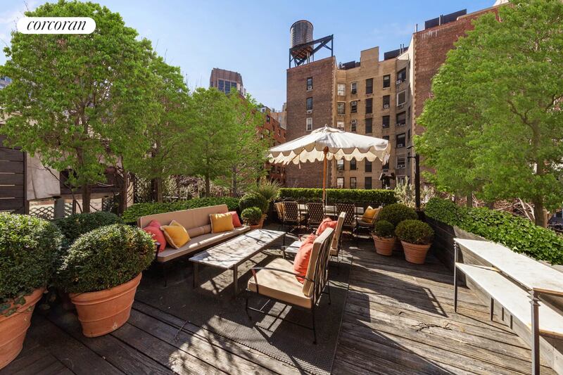 The roof terrace. Photograph: The Corcoran Group 