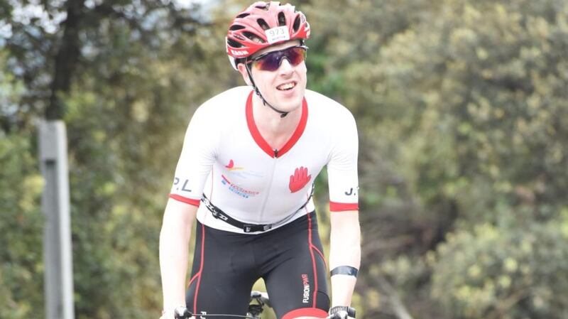 Jonathan Drennan: ‘I tried to stand on the pedals for the last few kilometres to stretch out a severely knotted back.’