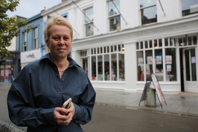 Architect Ekaterina Voronova of George's Street Design, which redesigned several shopfronts on George’s Street Lower, said the town was 'crying out for' nicer shopfronts. Photograph: Bryan O’Brien