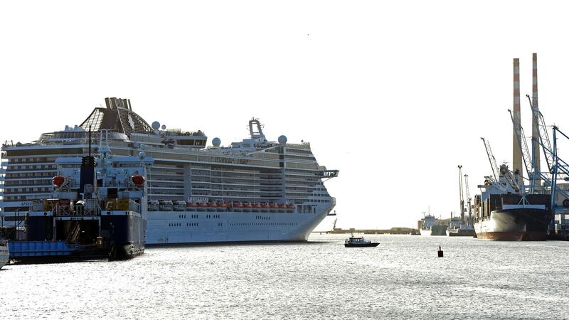 The MSC Splendida is the 11th longest cruise ship in the world. Photograph: Eric Luke/The Irish Times