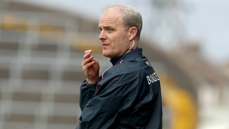Galway manager Micheál Donoghue: goo tactical awareness. Photograph: Inpho/Donall Farmer