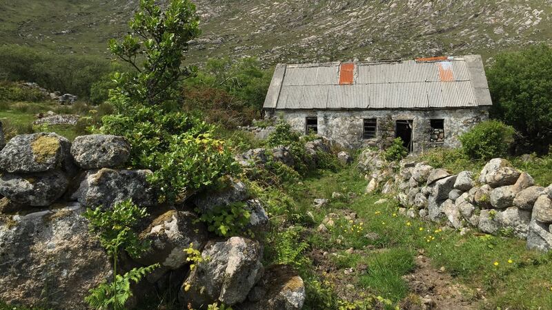 An old ruin in Loch Con Aortha