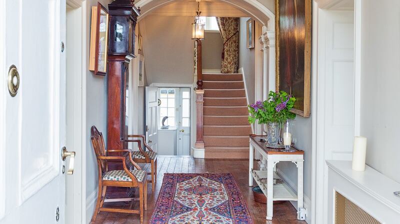 The entrance hallway