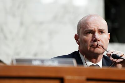 Senator Mike Lee of Utah suggested the Minnesota killings were the work of 'Marxists'. Photograph: Haiyun Jiang/The New York Times
                      