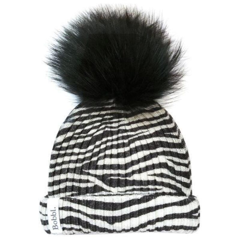 Bobbi zebra-print beanie (€70) from Anastasia, Ranelagh
